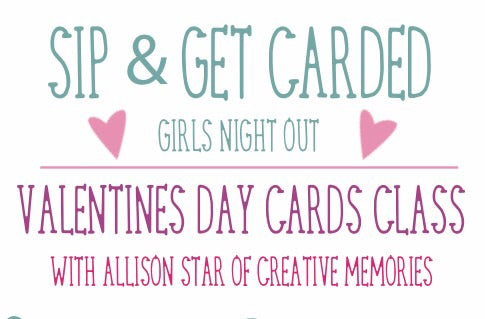 Sip & get carded girls night out class