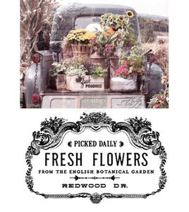 “Transfer fresh flowers