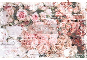 "Decoupage paper Angelic Rose Garden